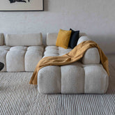 Harmony Modern White Corner & L Shape | Extendable Sofa
